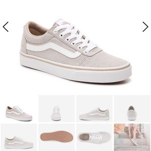 VANS Ward Low Tan Canvas/Womens (10)